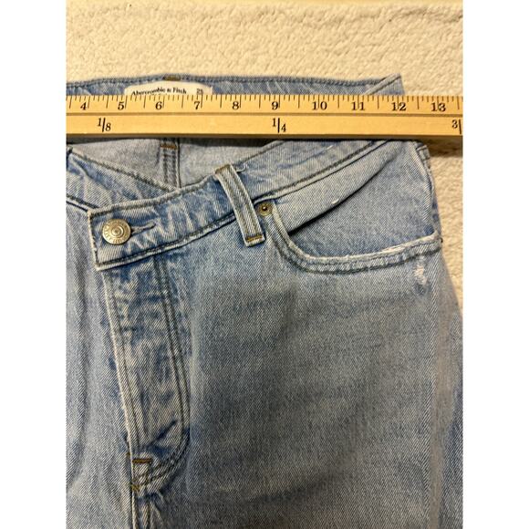 Abercrombie & Fitch The Dad High Rise Jeans Size 25 - Picture 6 of 10